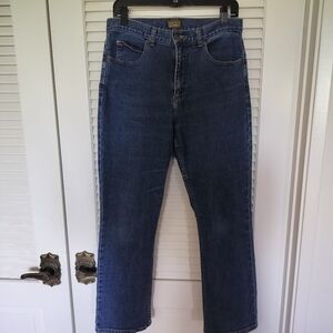Caslon Medium Wash Straight Leg Jeans 12 Petite